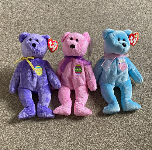 Beanie babies easter - babies, plush