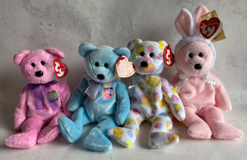 Vintage beanie bears set of - beanie,
